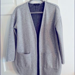 BANANA REPUBLIC GREY OPEN CARDIGAN